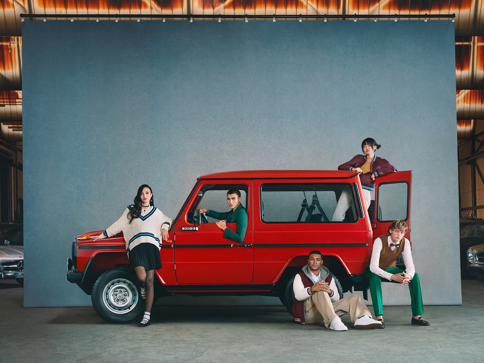 A Mercedes-Benz G-osztály.