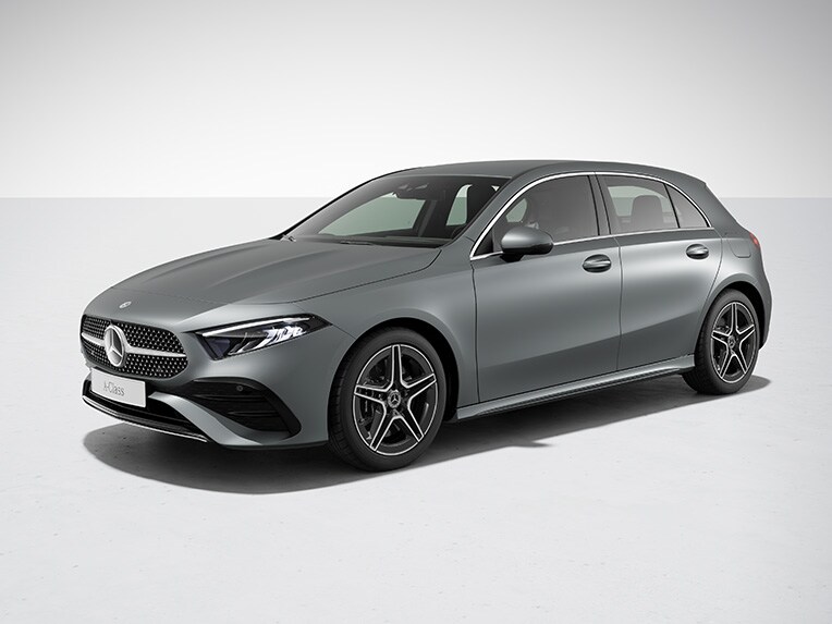 A Mercedes-Benz A-osztály kompaktlimuzin külső megjelenése AMG Line kivitelváltozattal.