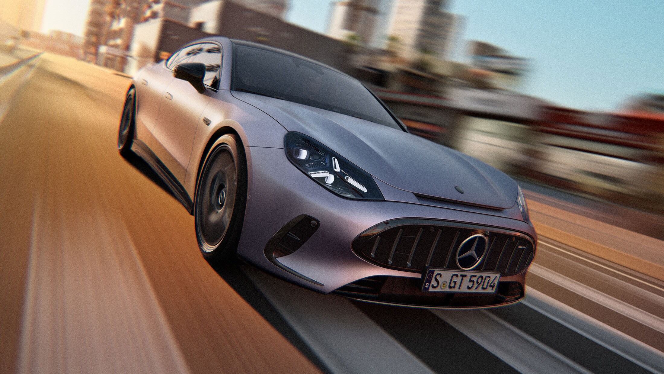 Az új Mercedes-AMG GT 53 4 ajtós Coupé.
