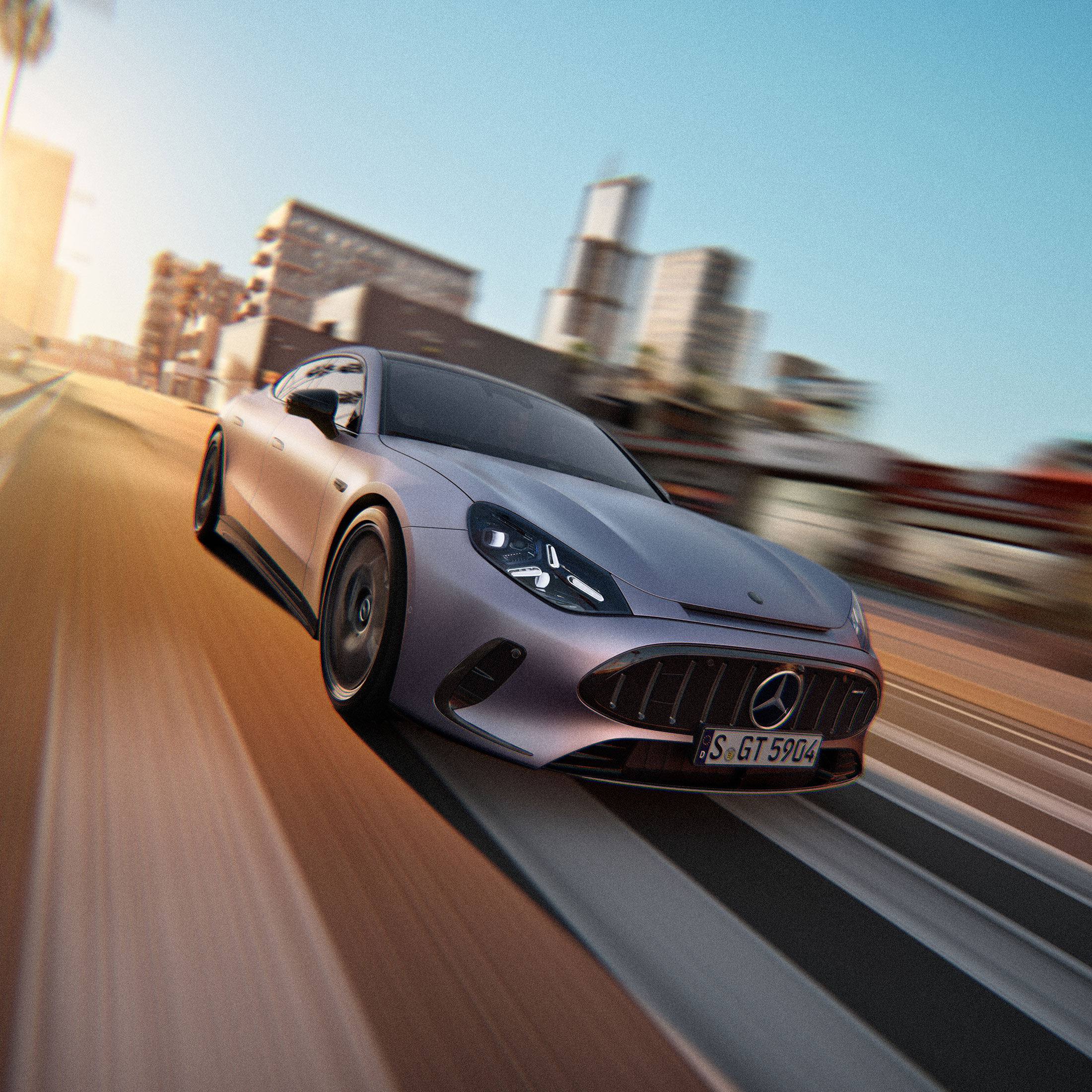 Az új Mercedes-AMG GT 53 4 ajtós Coupé.