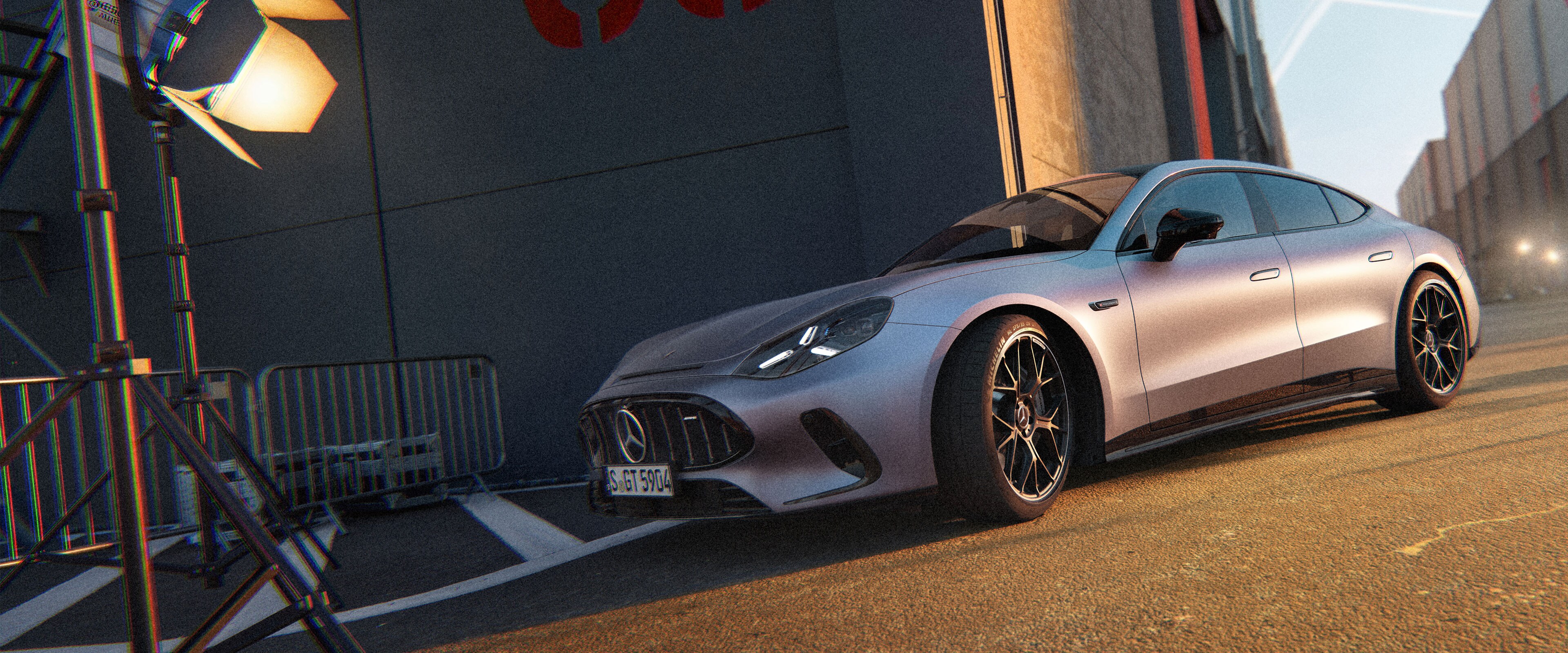 A Mercedes-AMG GT 53 4 ajtós Coupé.