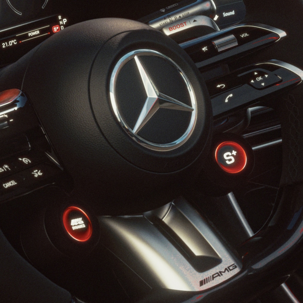 A Mercedes-AMG GT 53 AMGFORCE Sports+ menetprogramja.