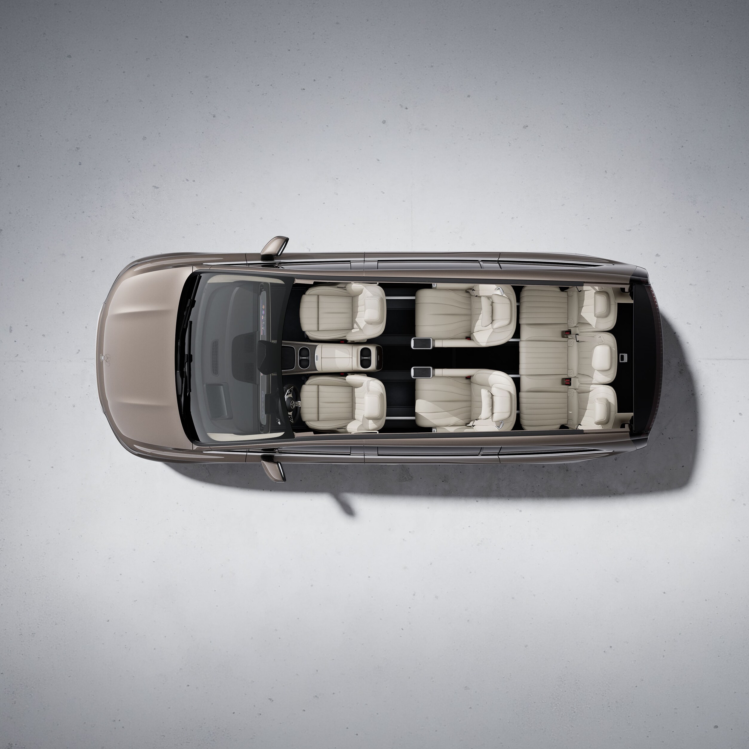 A 7 üléses Mercedes-Benz személygépkocsik és buszlimuzinok.