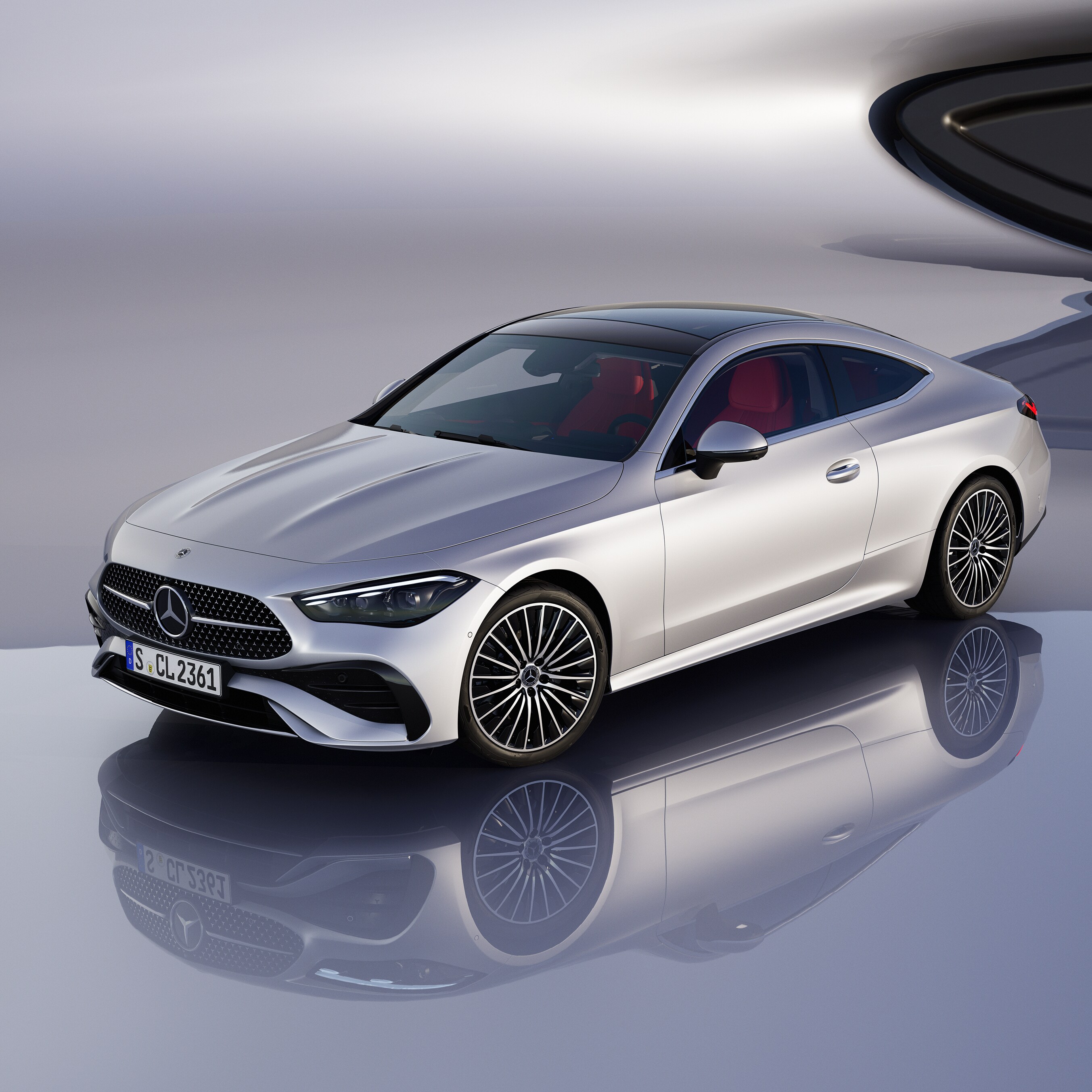 A Mercedes-Benz CLE Coupé.