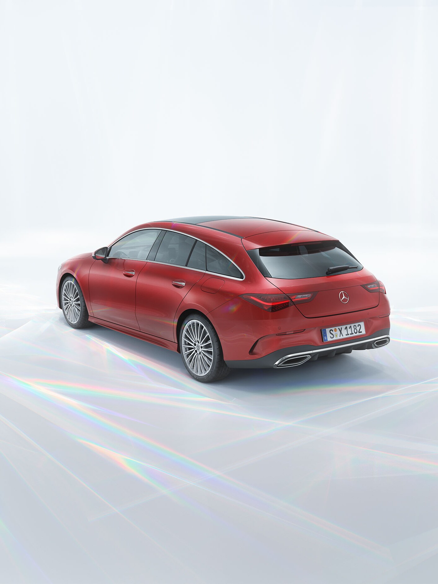 A Mercedes-Benz CLA Shooting Brake.