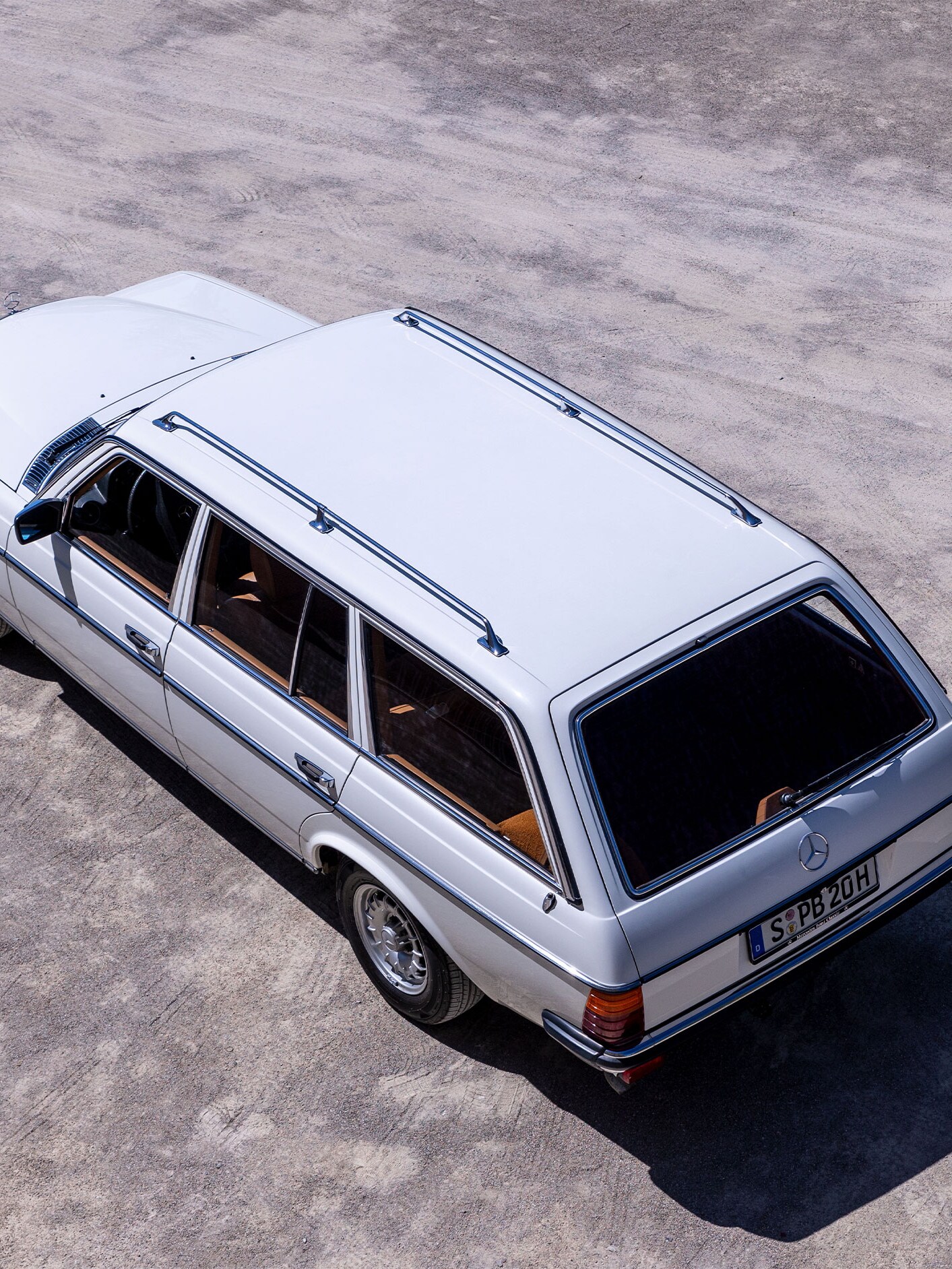 Az S123 felülnézetben, a Mercedes-Benztől.