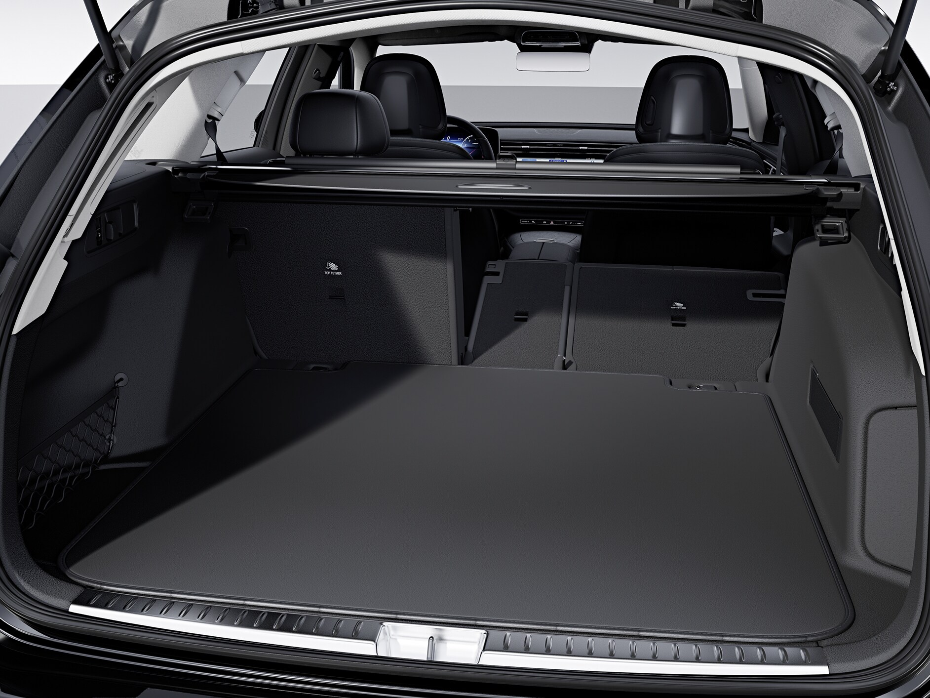 A Mercedes-Benz E-osztály rugalmas térkoncepciója.