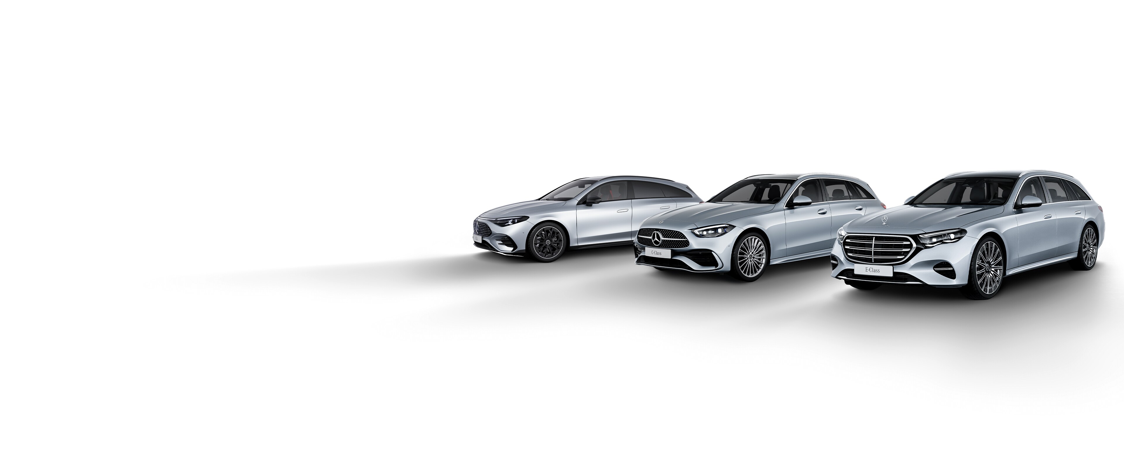 A Mercedes-Benz T-modell kínálat: CLA Shooting Brake, C-osztály és E-osztály T-modell.