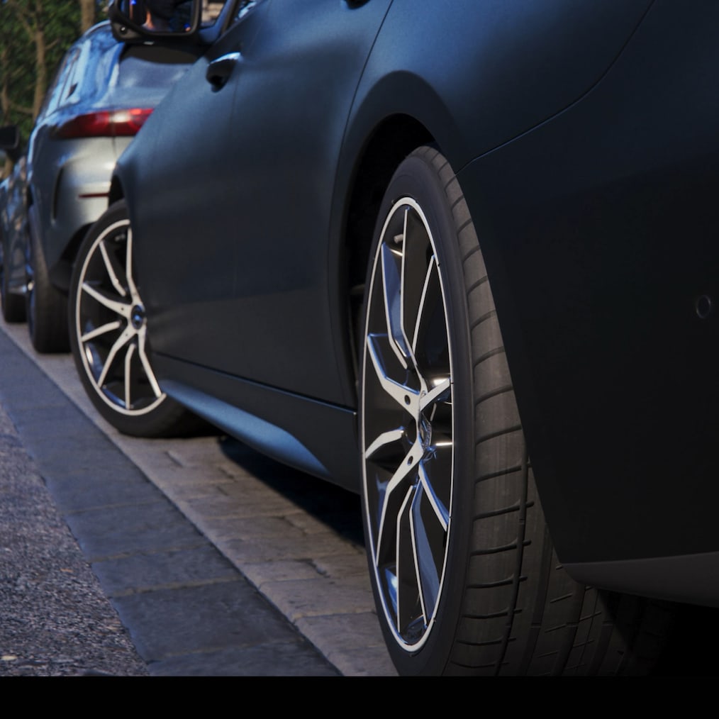 Az új Mercedes-Benz C-osztály limuzin hátsótengely-kormányzása.