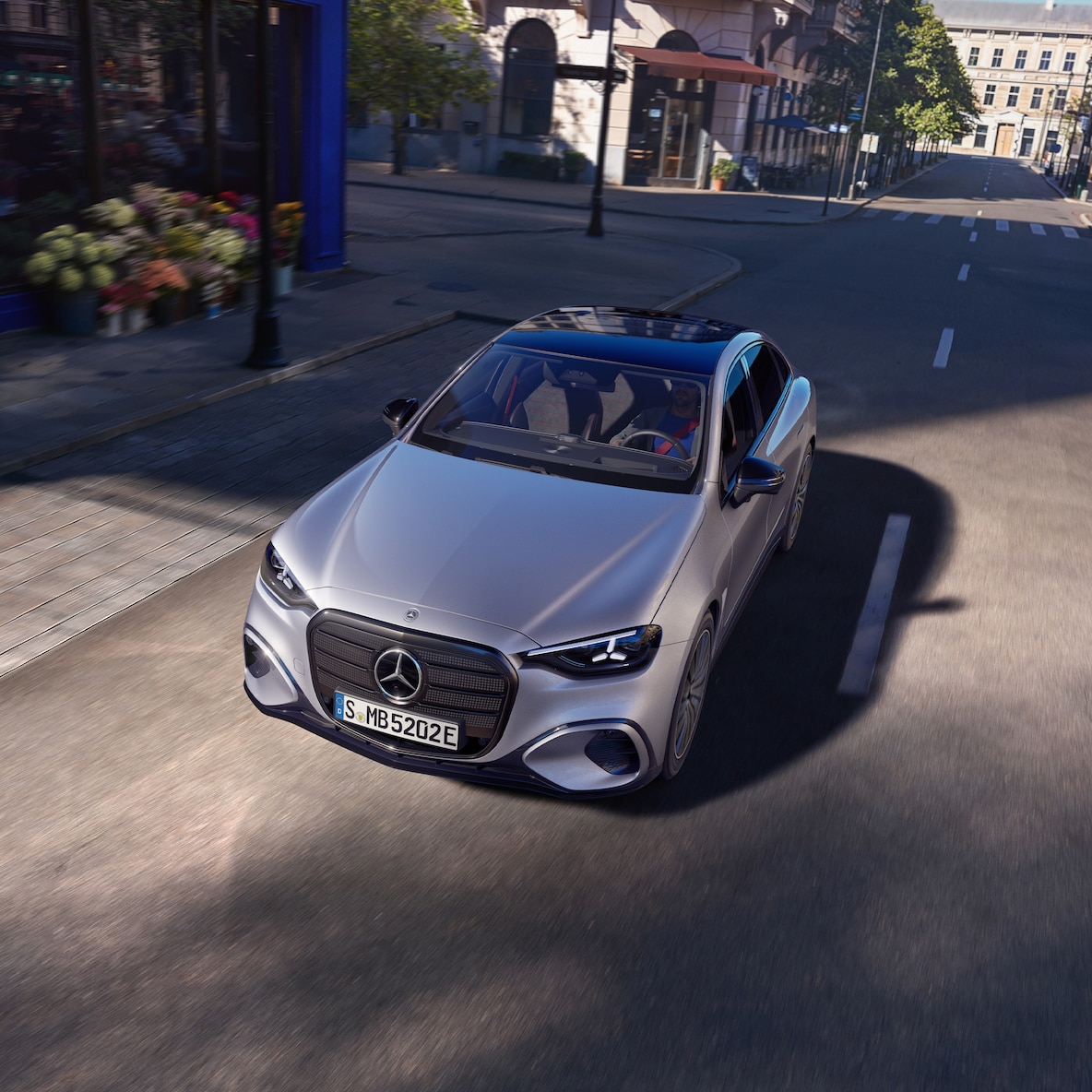 Az új, elektromos Mercedes-Benz C-osztály.