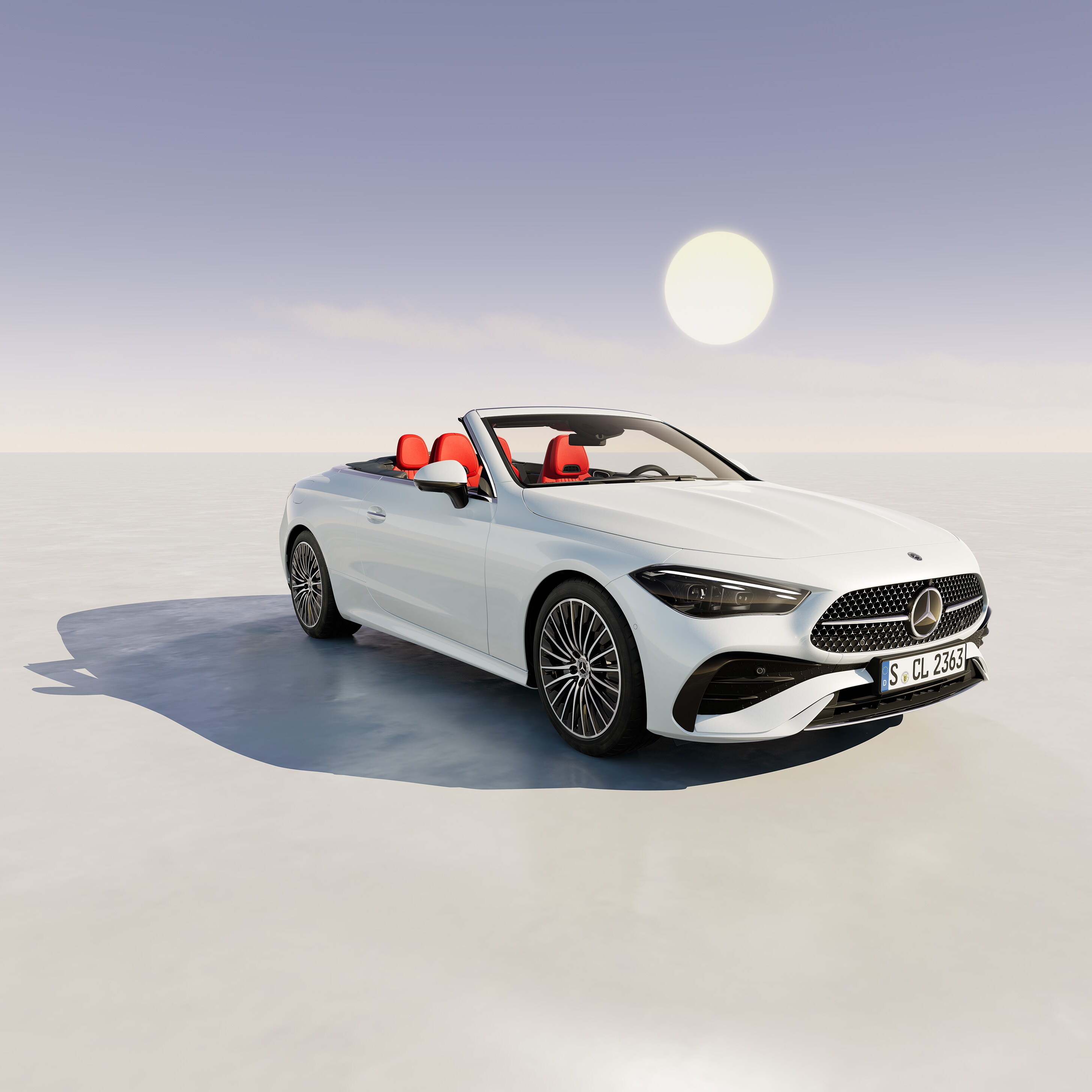 A Mercedes-Benz CLE Cabriolet.