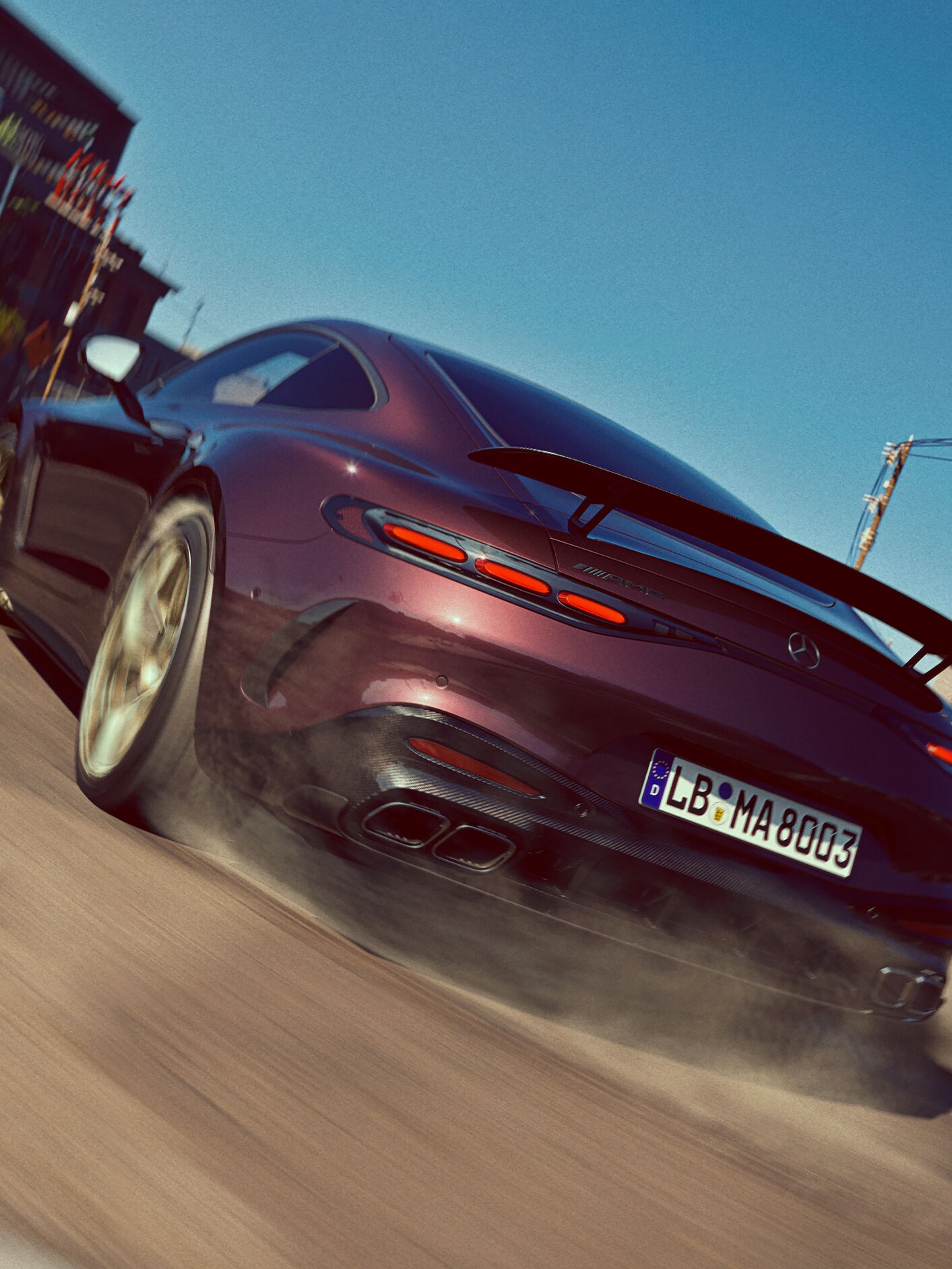 A Mercedes-AMG GT Coupé.
