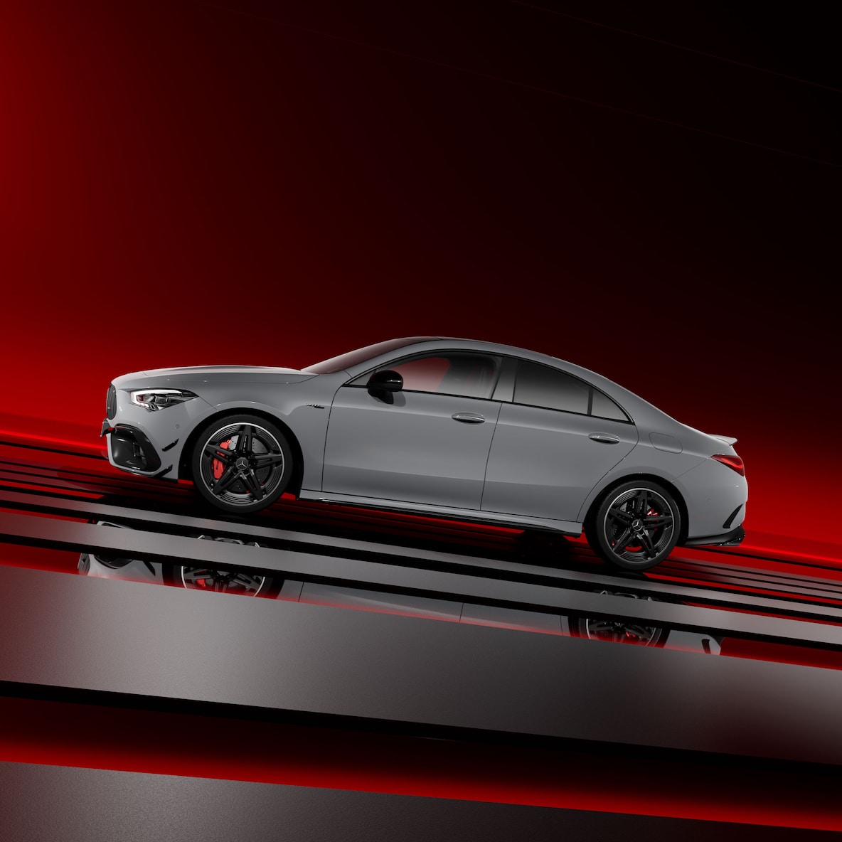 A Mercedes-AMG CLA Coupé AMG Design Plus csomaggal