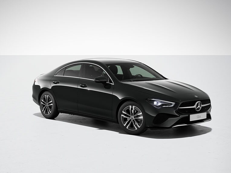 A Mercedes-Benz CLA Coupé alapfelszereltséggel.