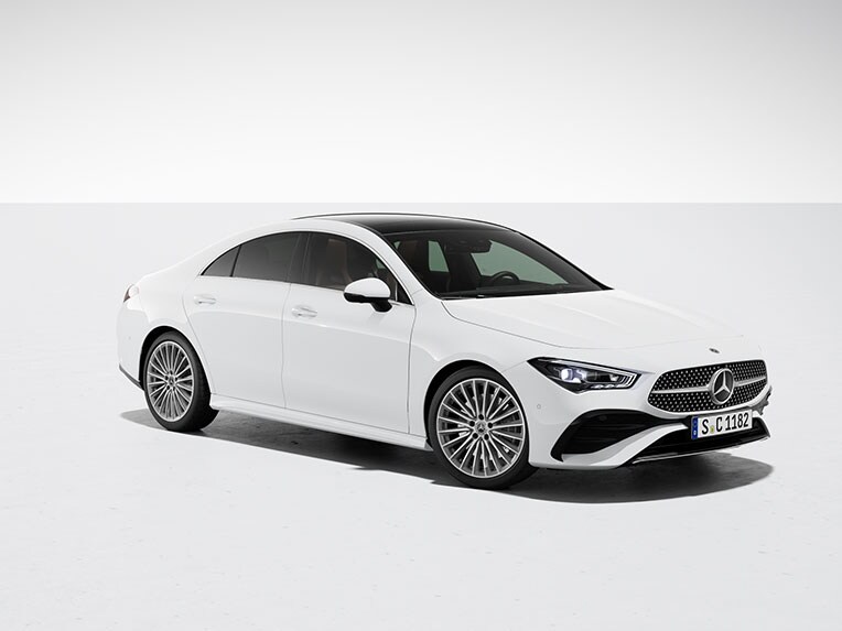 A Mercedes-Benz CLA Coupé Progressive kivitelváltozata.