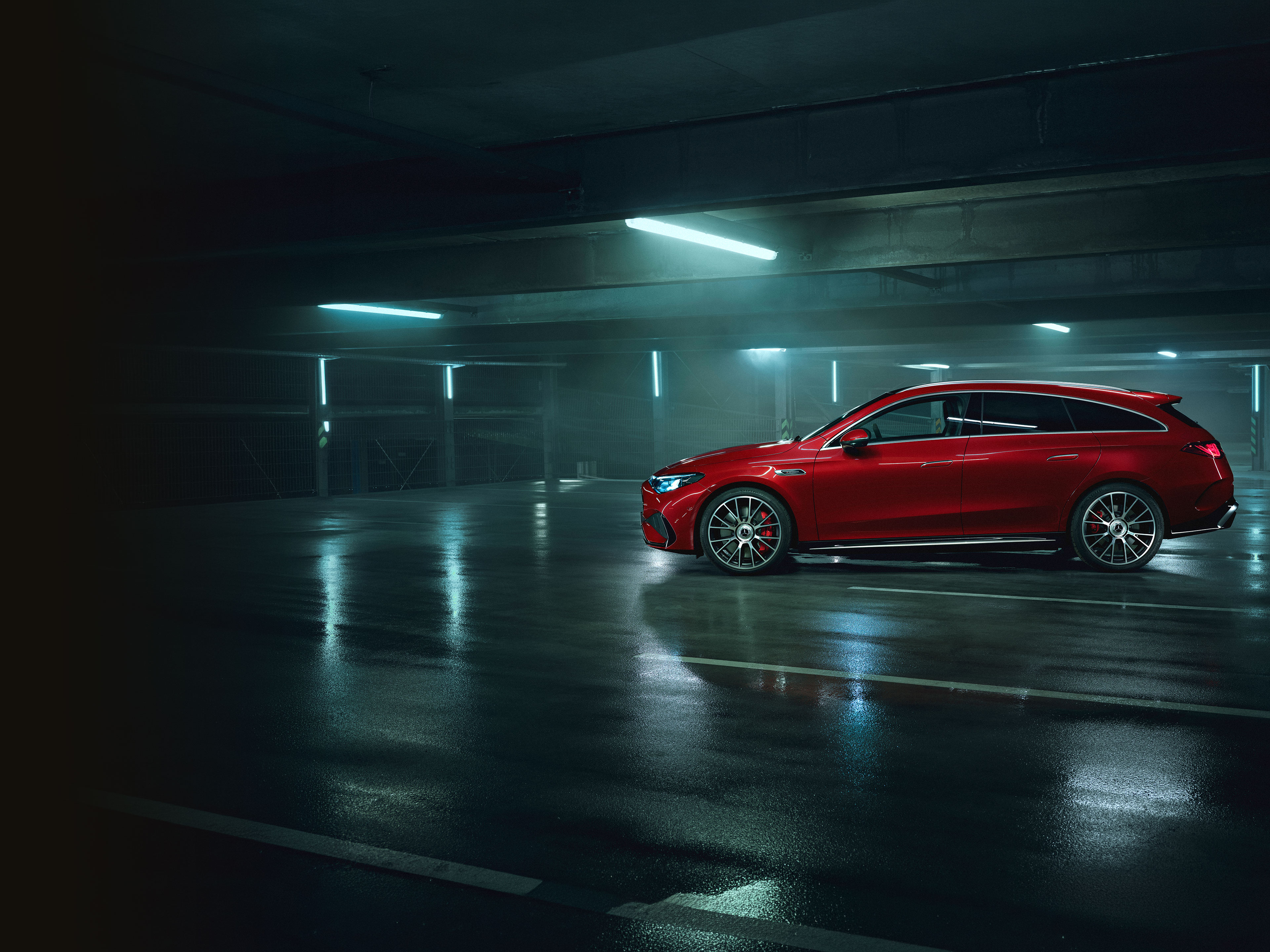 Külső megjelenés | CLA Shooting Brake | Mercedes-AMG Az új Mercedes-AMG CLA 45 electric 4MATIC+ Shooting Brake külső eleme.