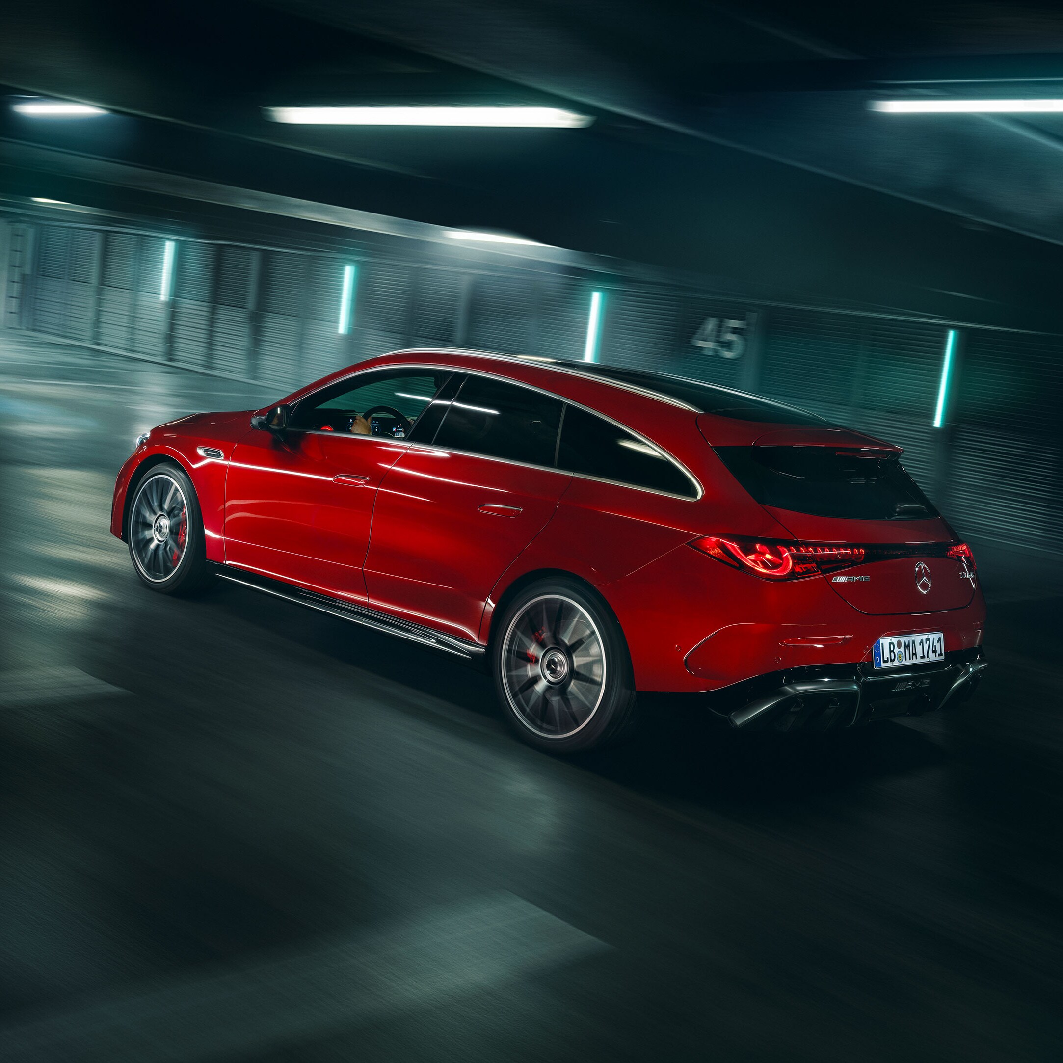Az új Mercedes-AMG CLA 45 electric 4MATIC+ Shooting Brake teljesítménye.