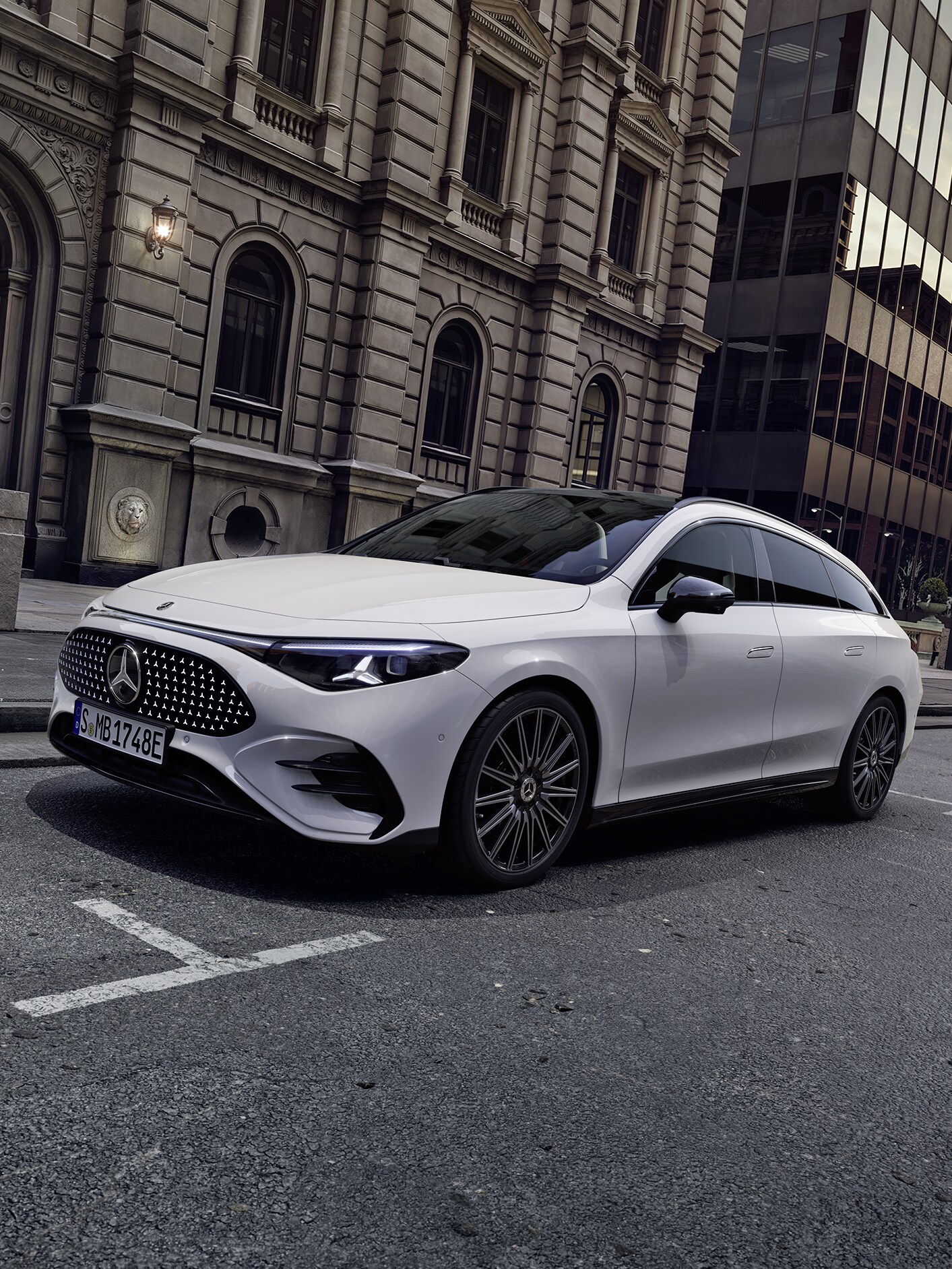 Az új elektromos CLA Shooting Brake EQ technológiával.