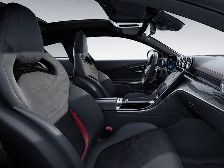 Az új Mercedes-AMG CLE Coupé AMG Performance ülés Advanced csomagja.