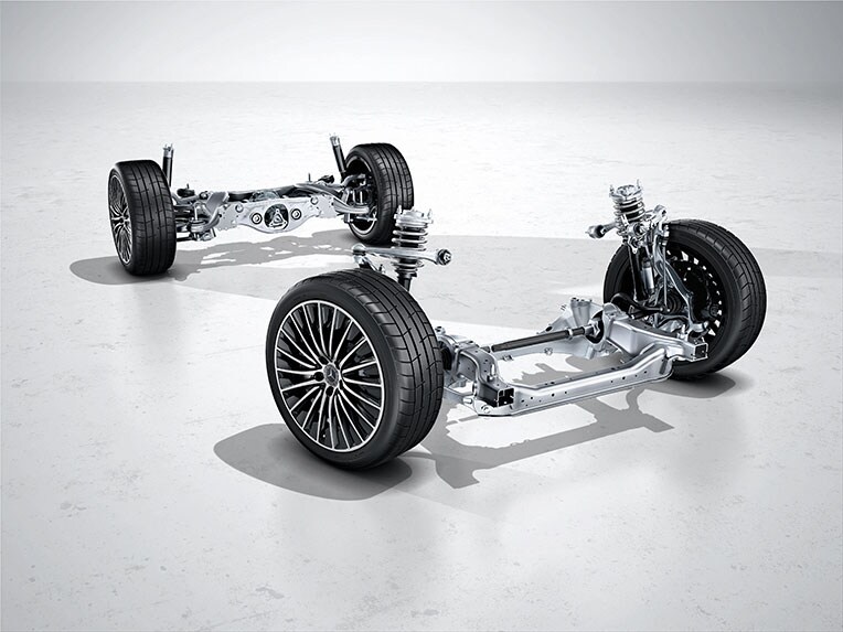 A DYNAMIC BODY CONTROL az új Mercedes-Benz CLE Coupéban.