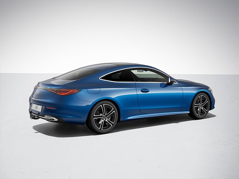 A Mercedes-Benz új CLE Coupé komfort futómű ültetéssel.