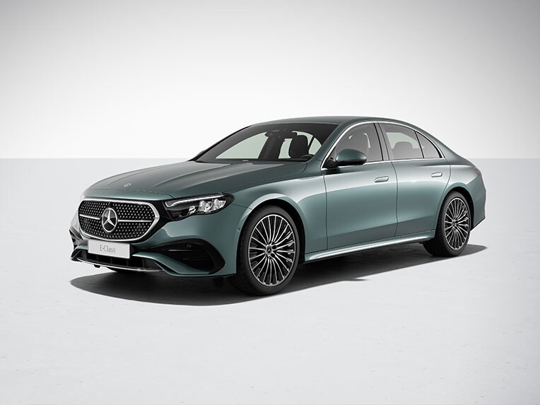 Az AMG Line kivitelváltozatú új Mercedes-Benz E-osztály limuzin külső megjelenése.