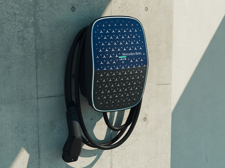 A Mercedes-Benz wallbox.