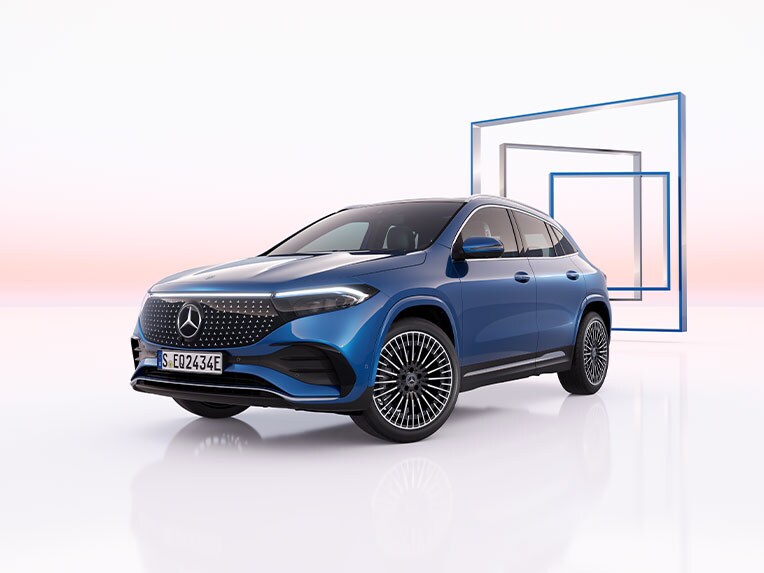 A Mercedes-Benz EQA AMG Line modellje.