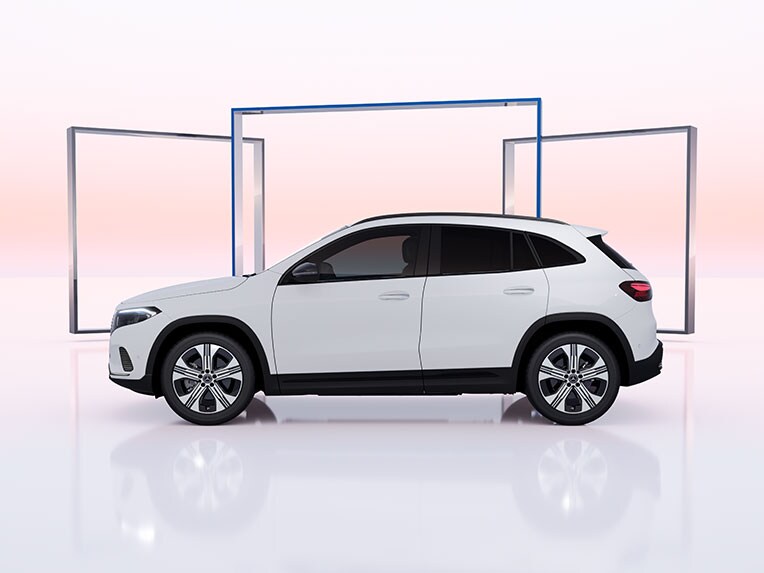 Mercedes-Benz EQA az Electric Art kivitelváltozattal.