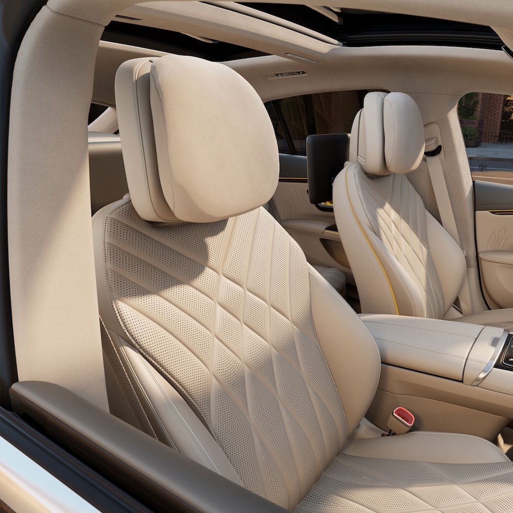 MANUFAKTUR opciók az új, teljesen elektromos Mercedes-Benz EQS-ben.