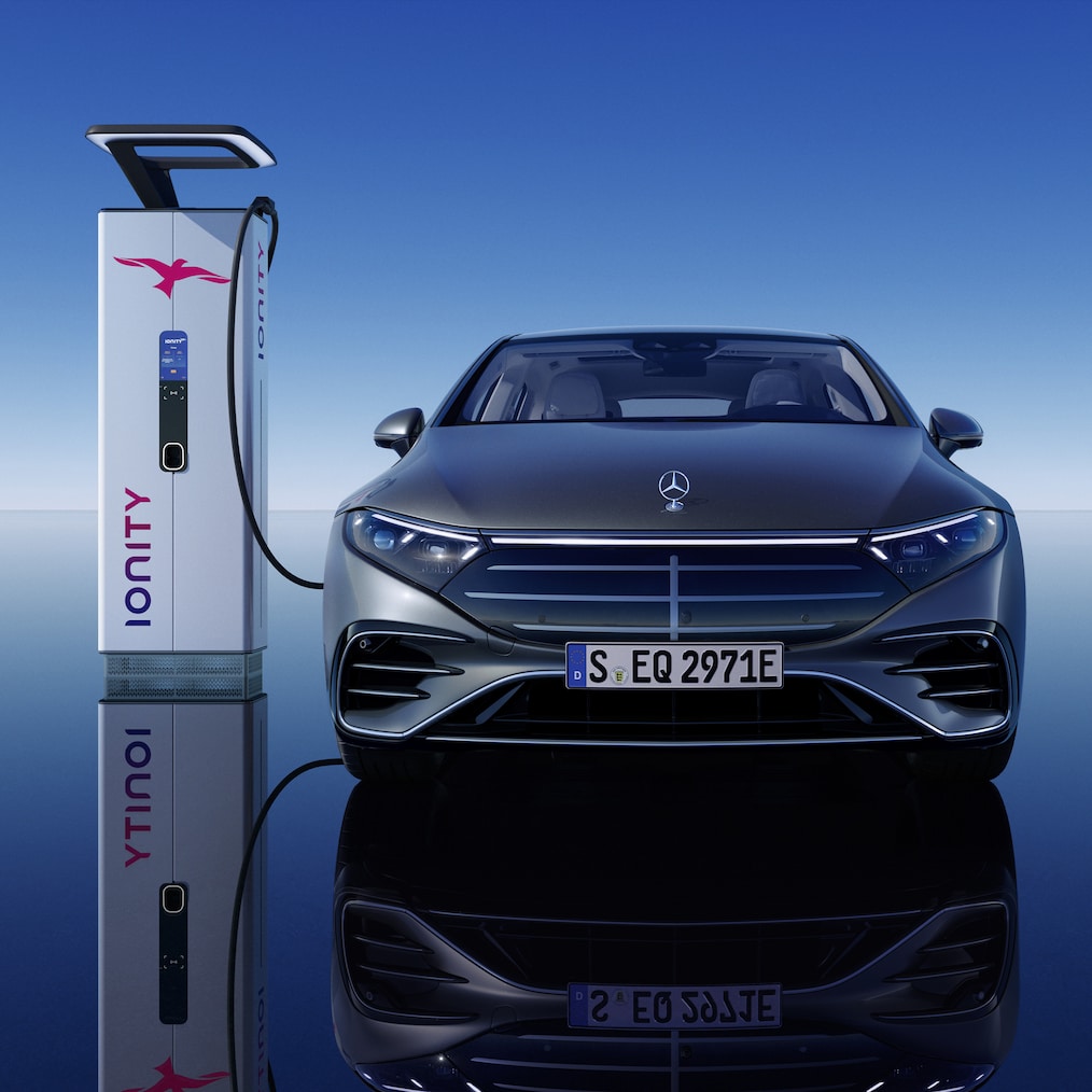 IONITY Unlimited a Mercedes-Benz EQS limuzinjához.