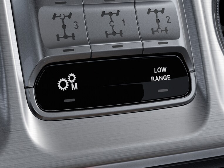 A Mercedes-Benz G-osztály LOW RANGE sebességváltója.
