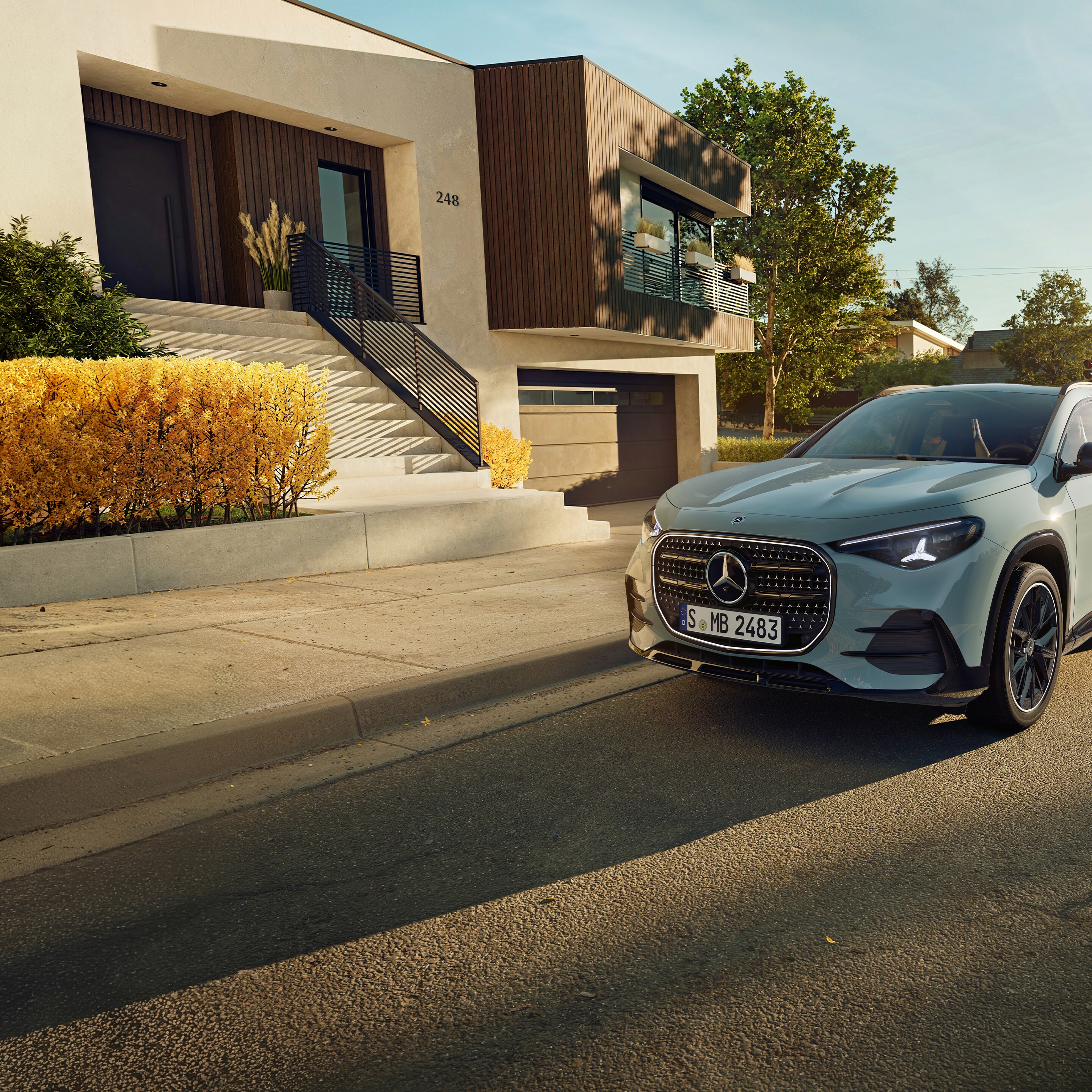 Az új Mercedes-Benz GLA külső megjelenése.
