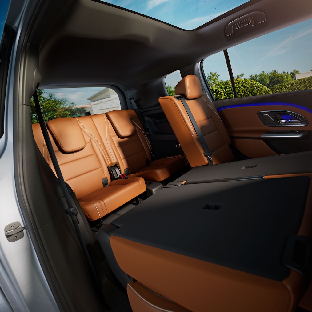 Az új, elektromos GLB belső tere.