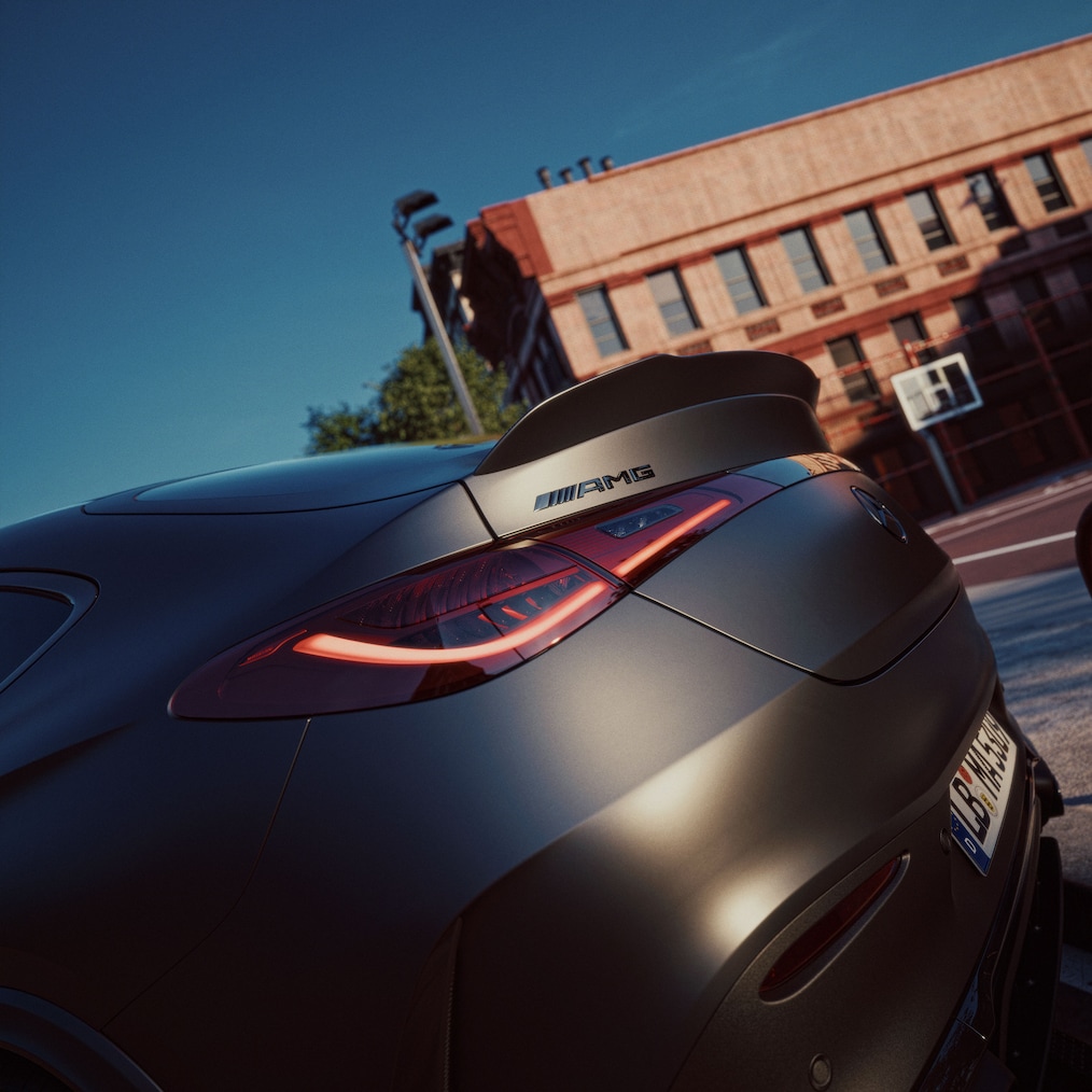 Az új Mercedes-AMG GLC Coupe AMG Design Plus csomagja.