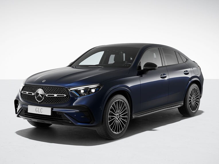 A Mercedes GLC Coupé AMG Line.