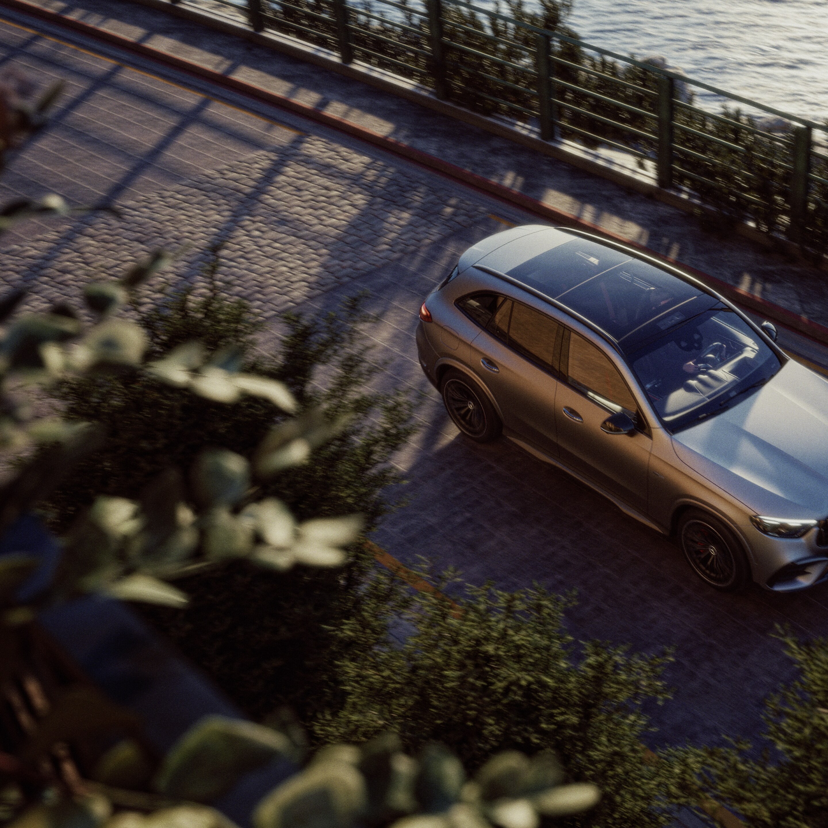 Az új Mercedes-AMG GLC külső megjelenése.