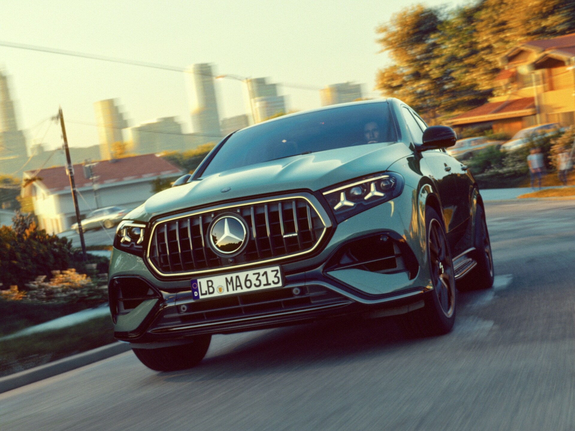 A Mercedes-AMG GLE 63 S Coupé új frontrésze.