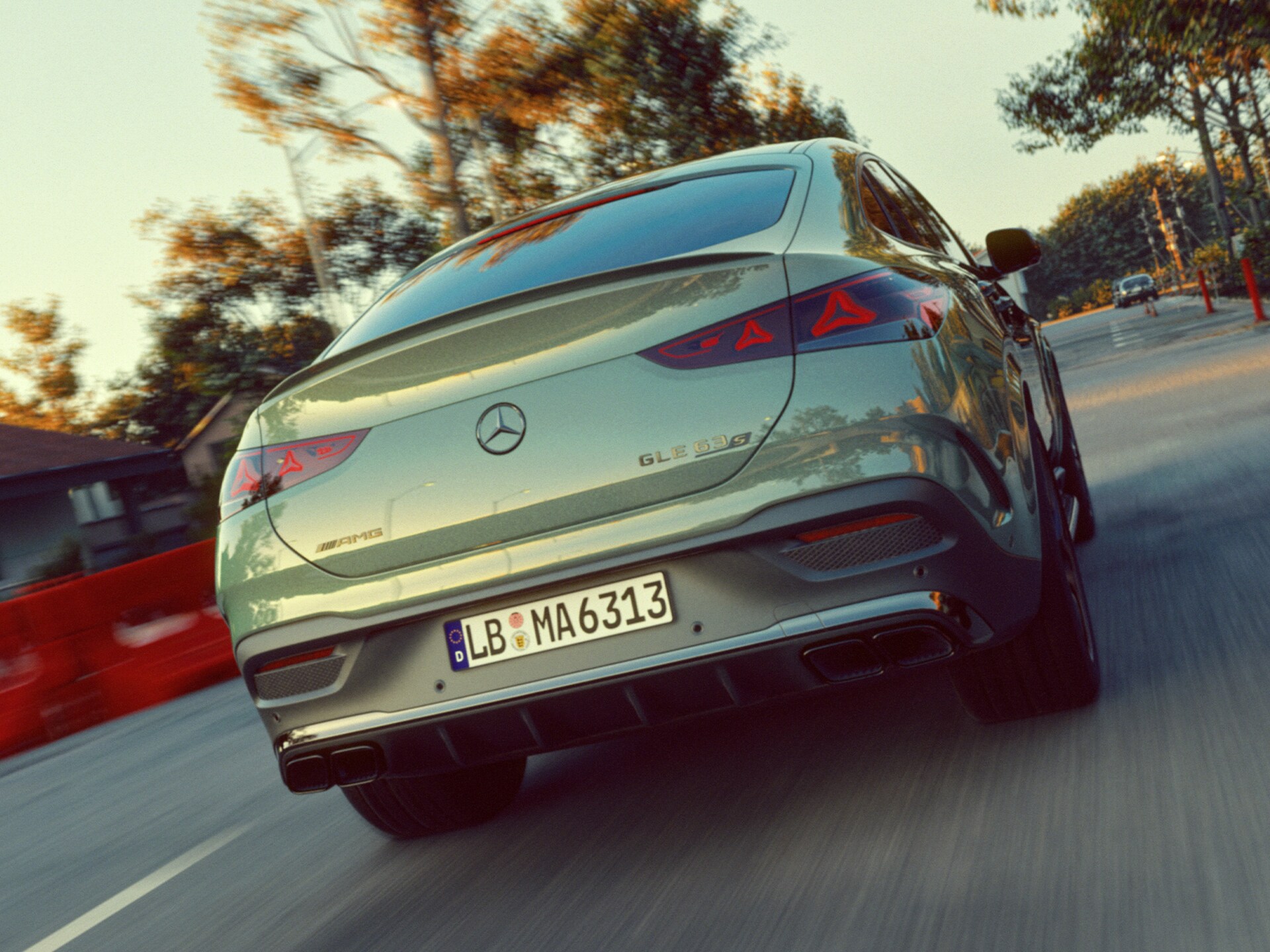 A Mercedes-AMG GLE 63 S Coupé új hátsó kialakítása.
