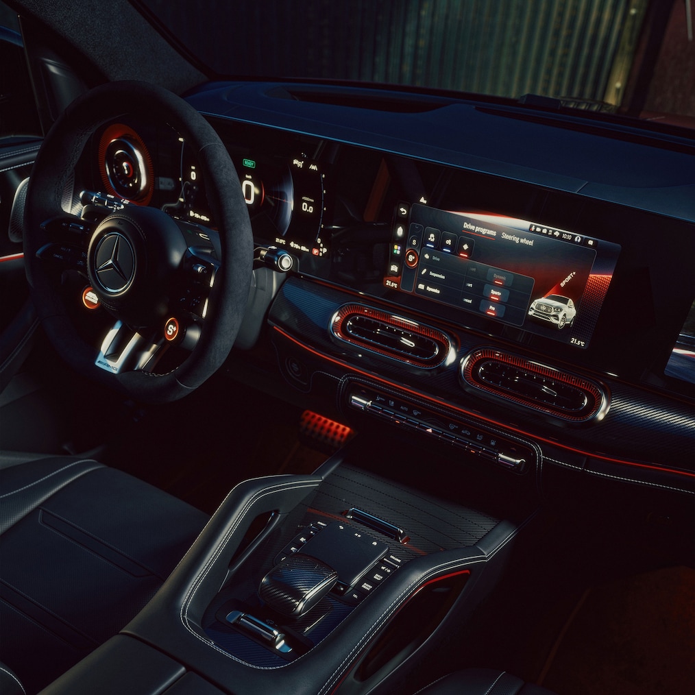 Az AMG ülések a Mercedes-AMG GLE Coupéban.