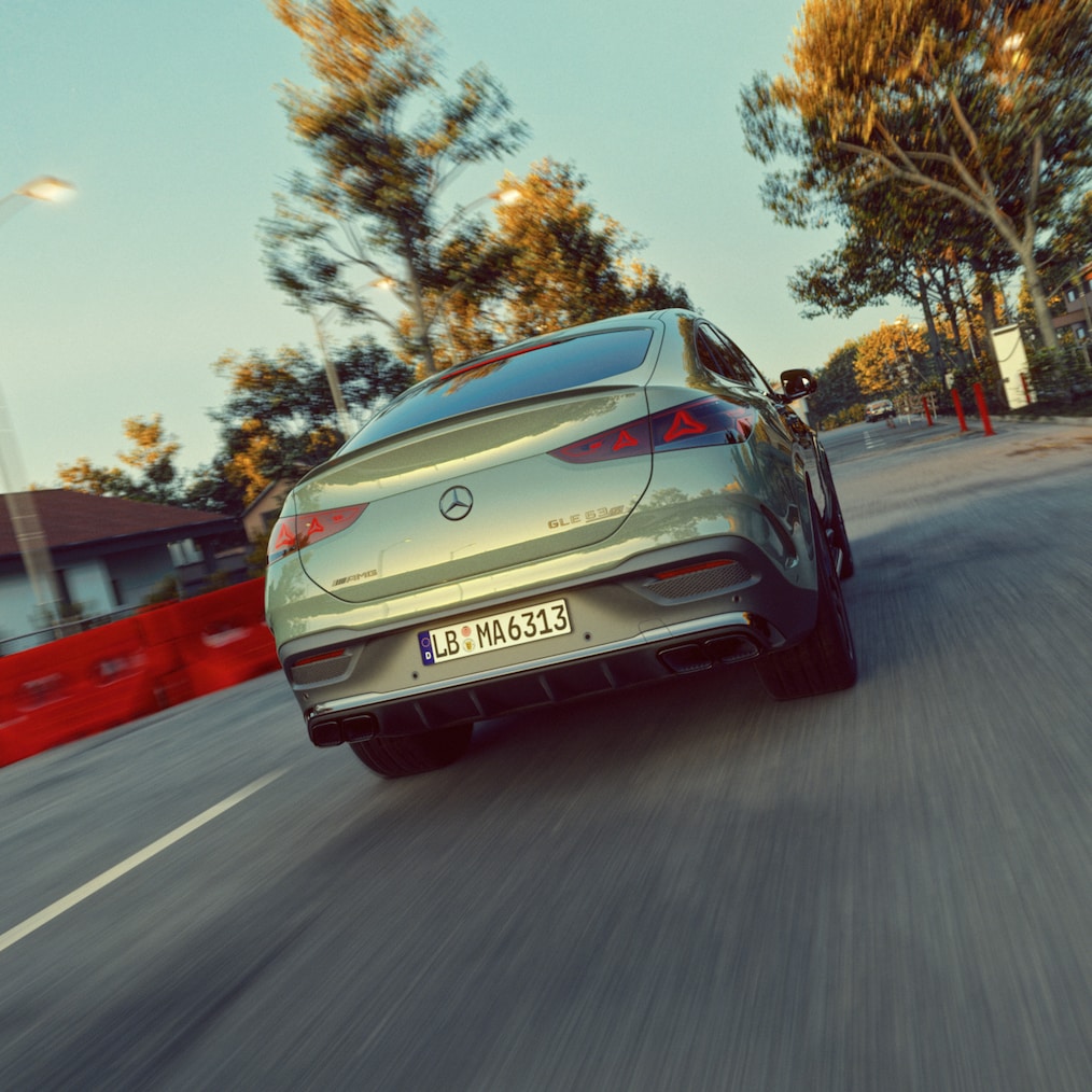 A Mercedes-AMG GLE 63 S Coupé új hátsó kialakítása.