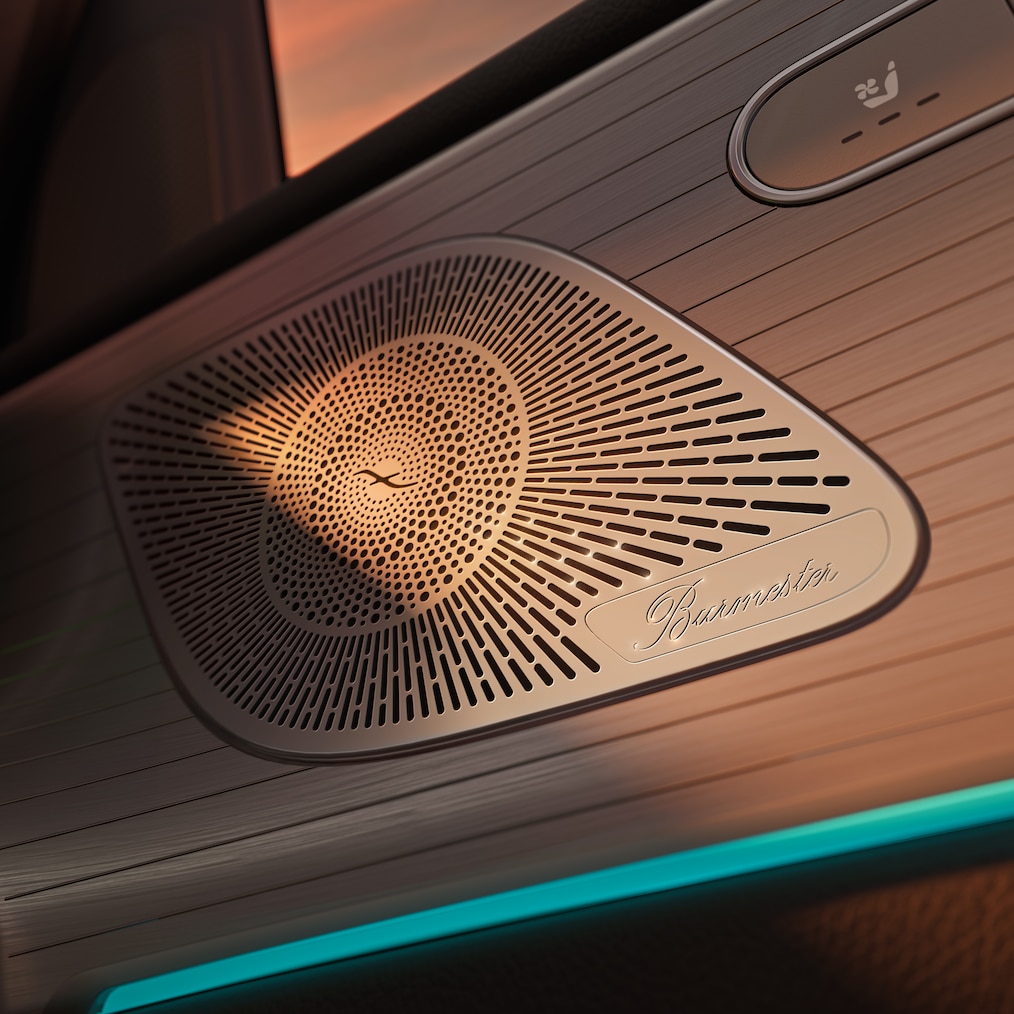A Mercedes-Benz GLE Coupé opcionális Burmester® 3D térhatású hangrendszere.