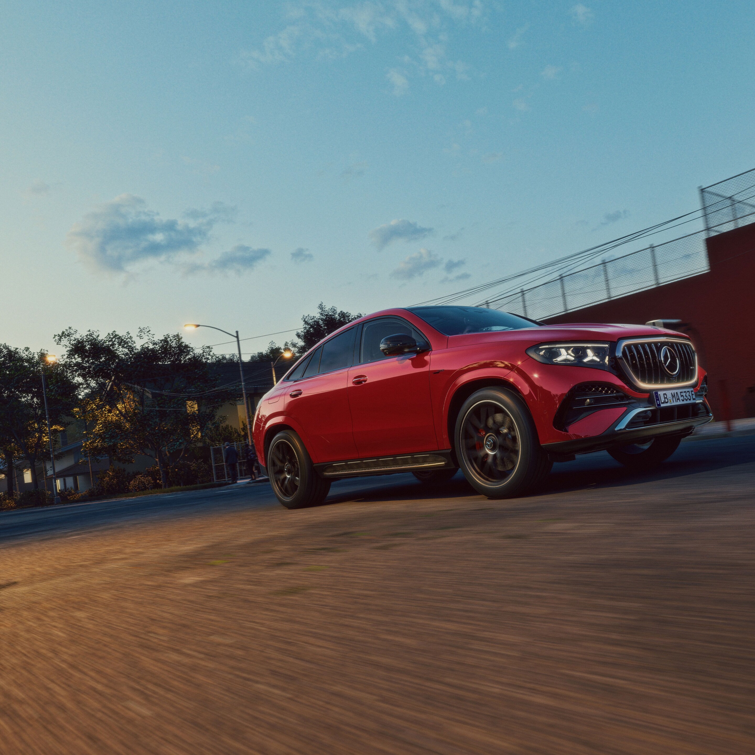 Az új Mercedes-AMG GLE Coupé külső megjelenése.