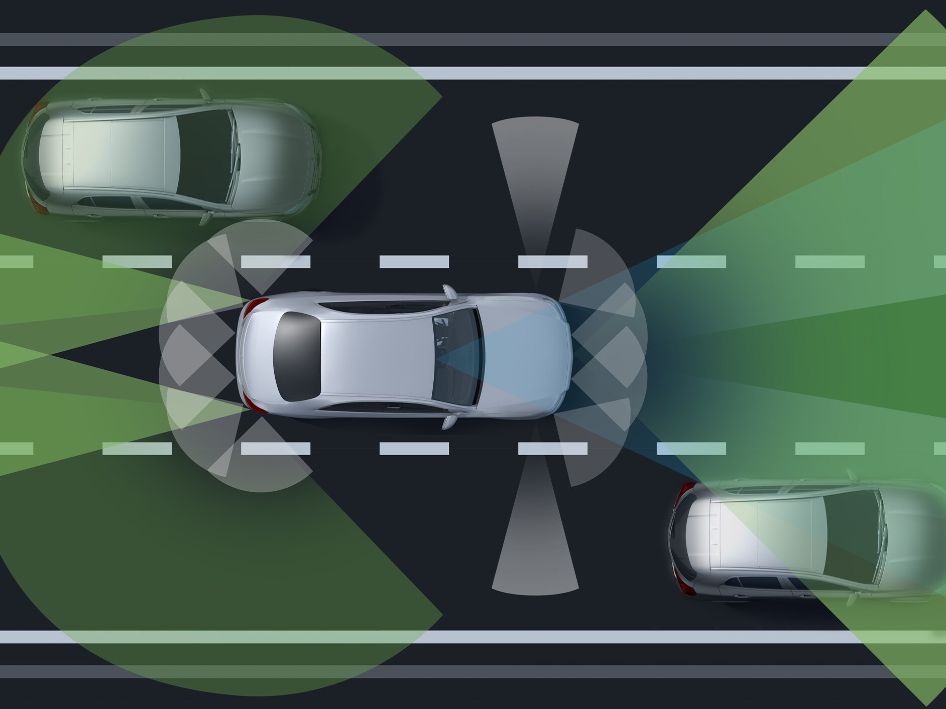 Az új Mercedes-Benz GLS vezetői segédrendszerek csomagja.