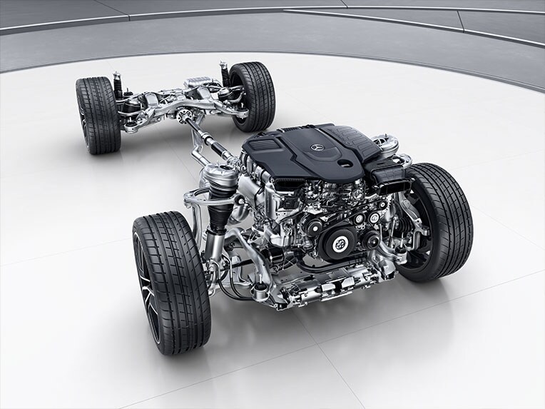 4MATIC összkerékhajtás az új Mercedes-Benz GLS-hez.