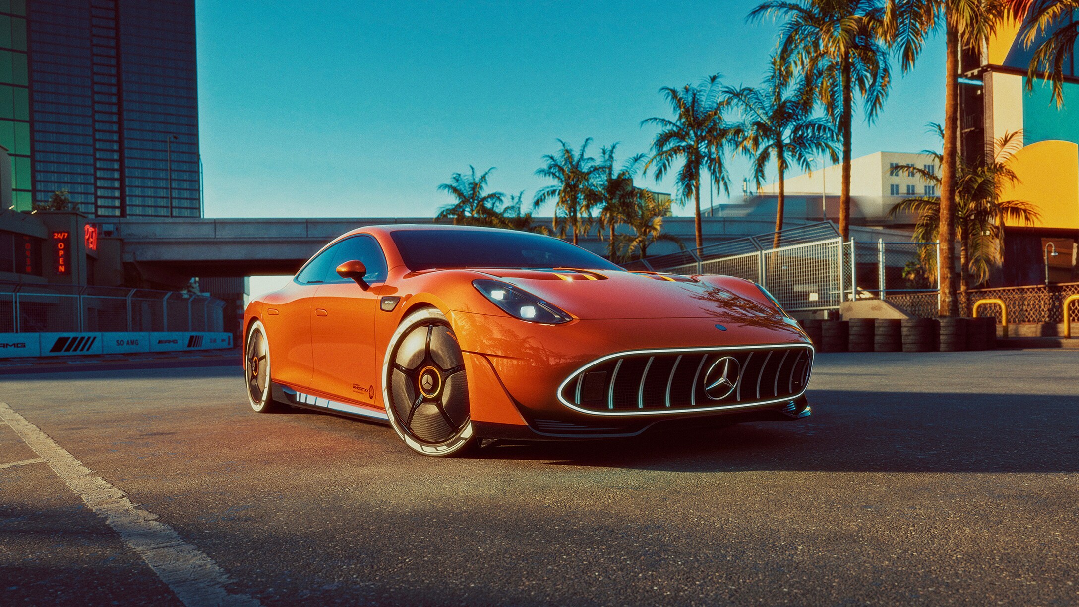 Az új Mercedes-AMG CONCEPT AMG GT XX az AMG Electric Architecture (AMG.EA) rendszerrel.
