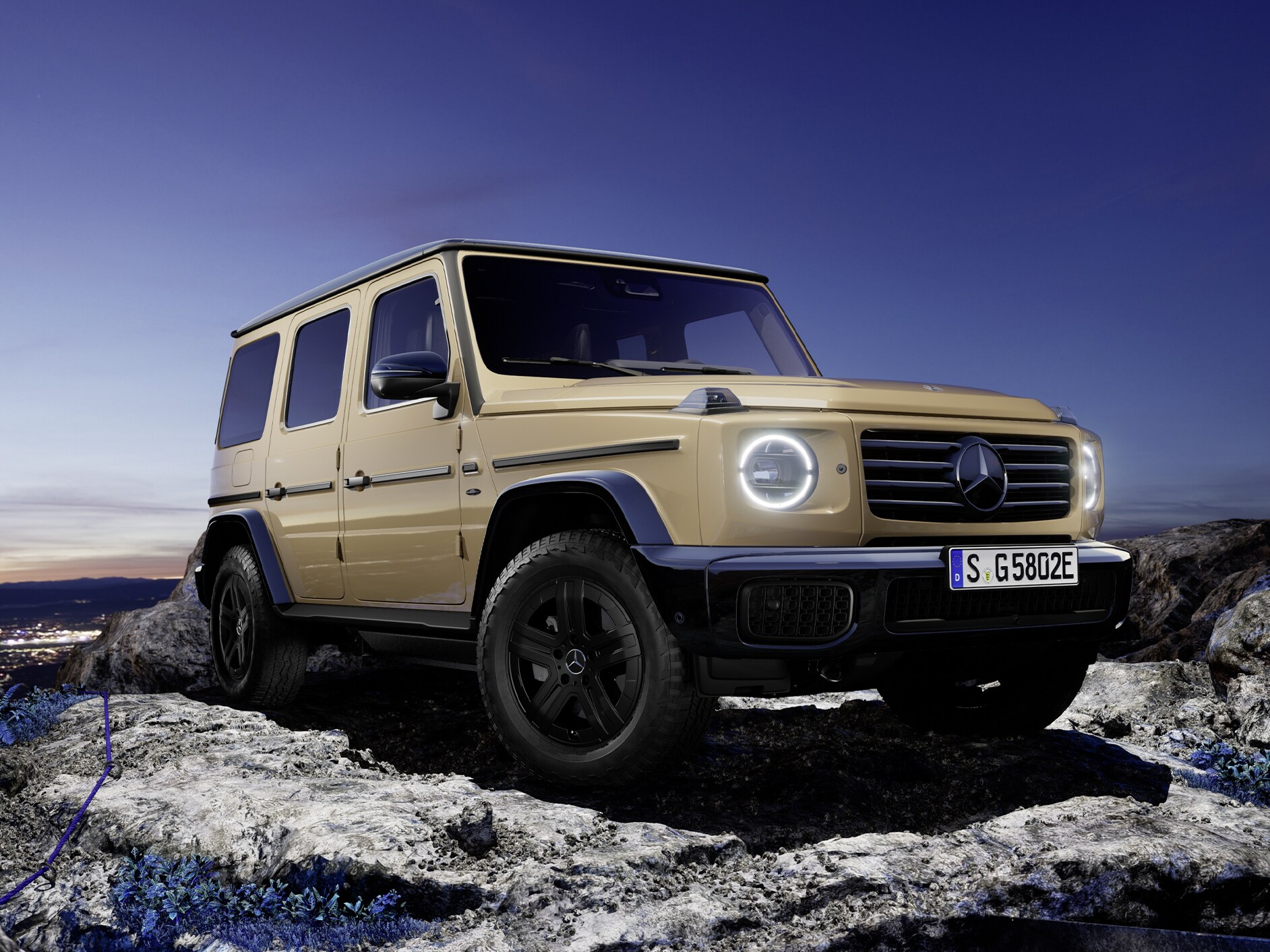 A Mercedes-Benz G 580 EQ technológiával.