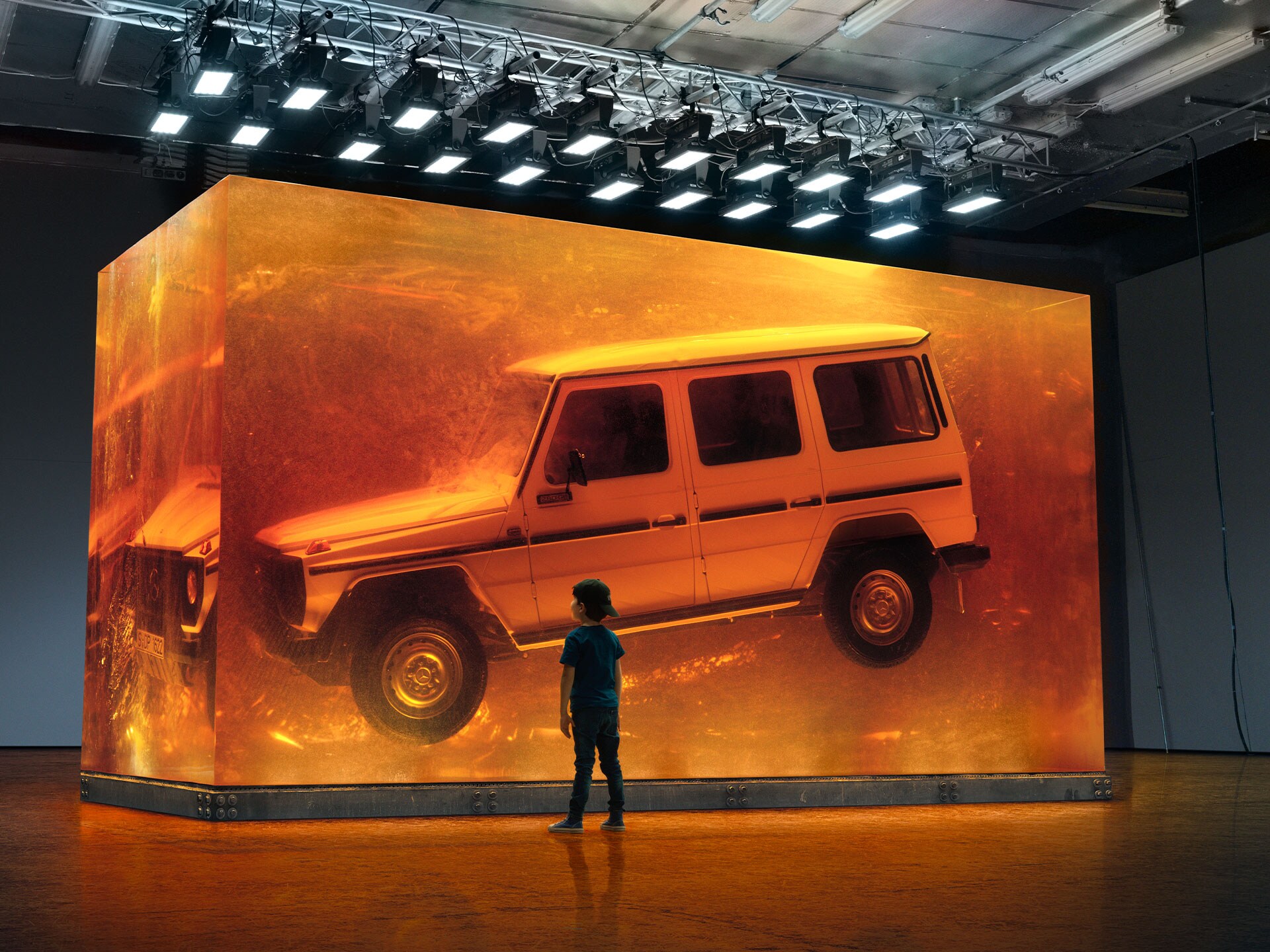 A Mercedes-Benz G-osztály.