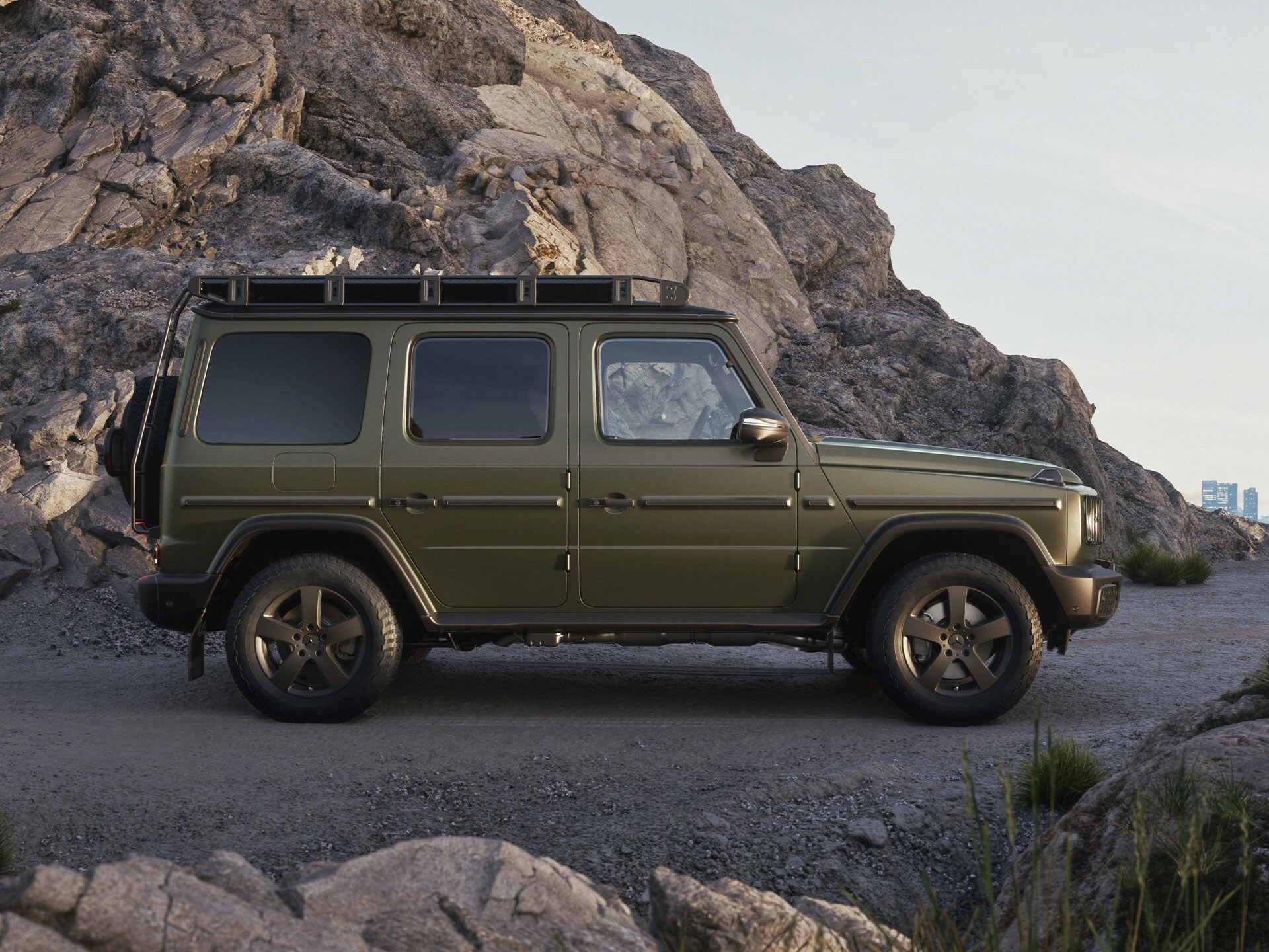 A Mercedes-Benz G-osztály külső megjelenése.