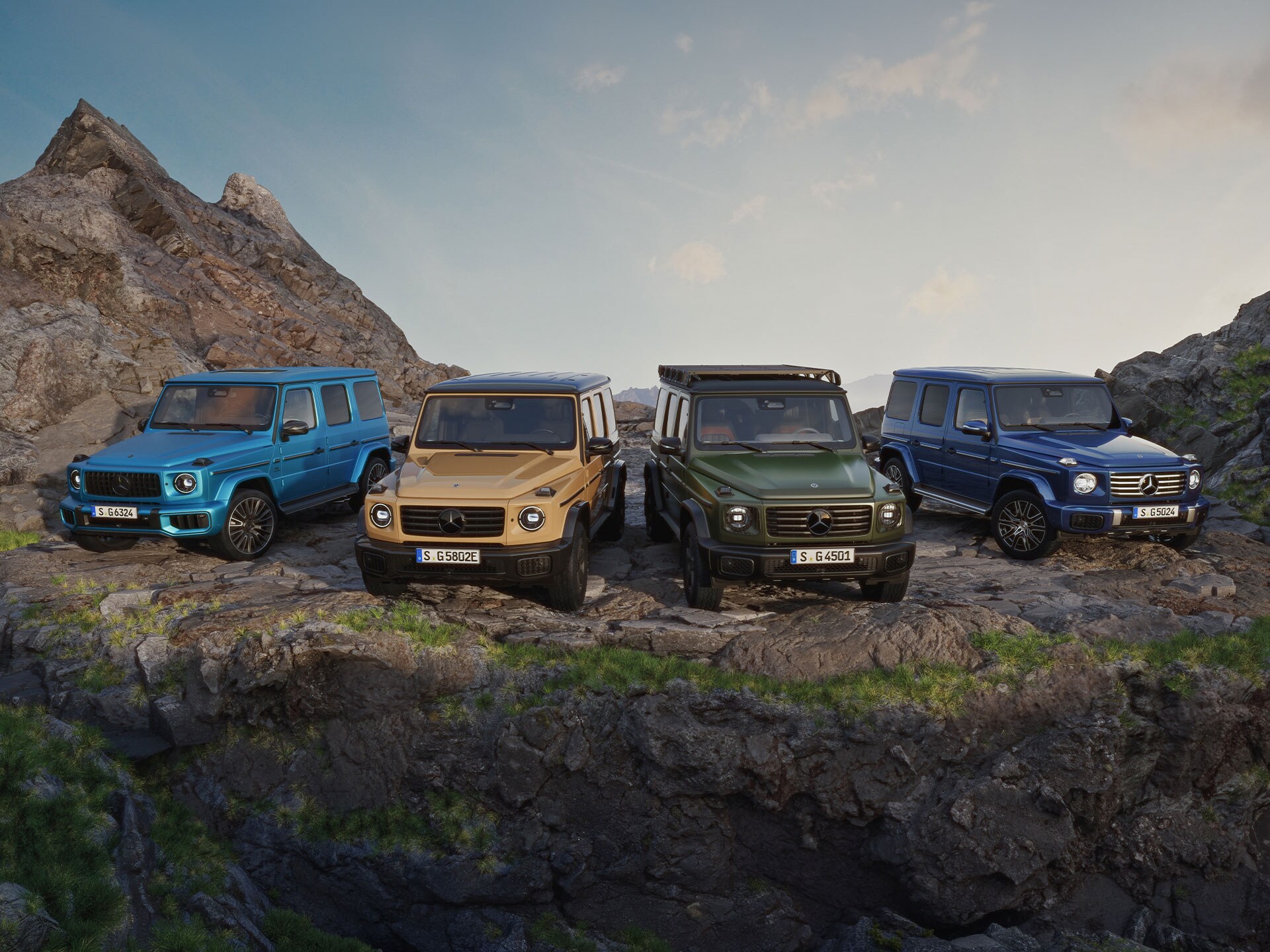 A Mercedes-Benz G-osztály.